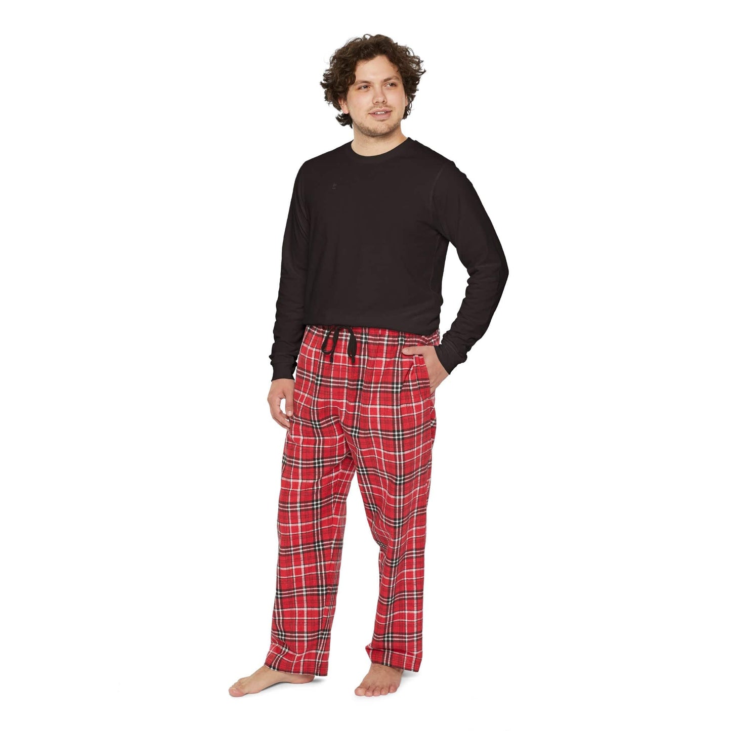 Men's Long Sleeve Pajama Set,Clothing Set