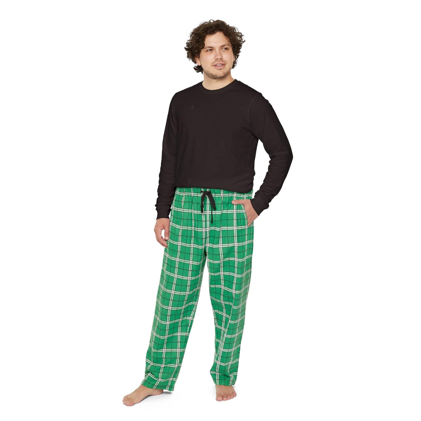 Men's Long Sleeve Pajama Set,Clothing Set