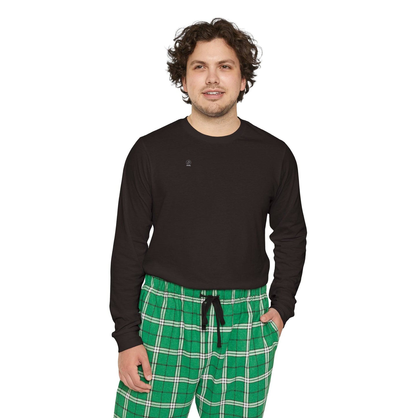 Men's Long Sleeve Pajama Set,Clothing Set