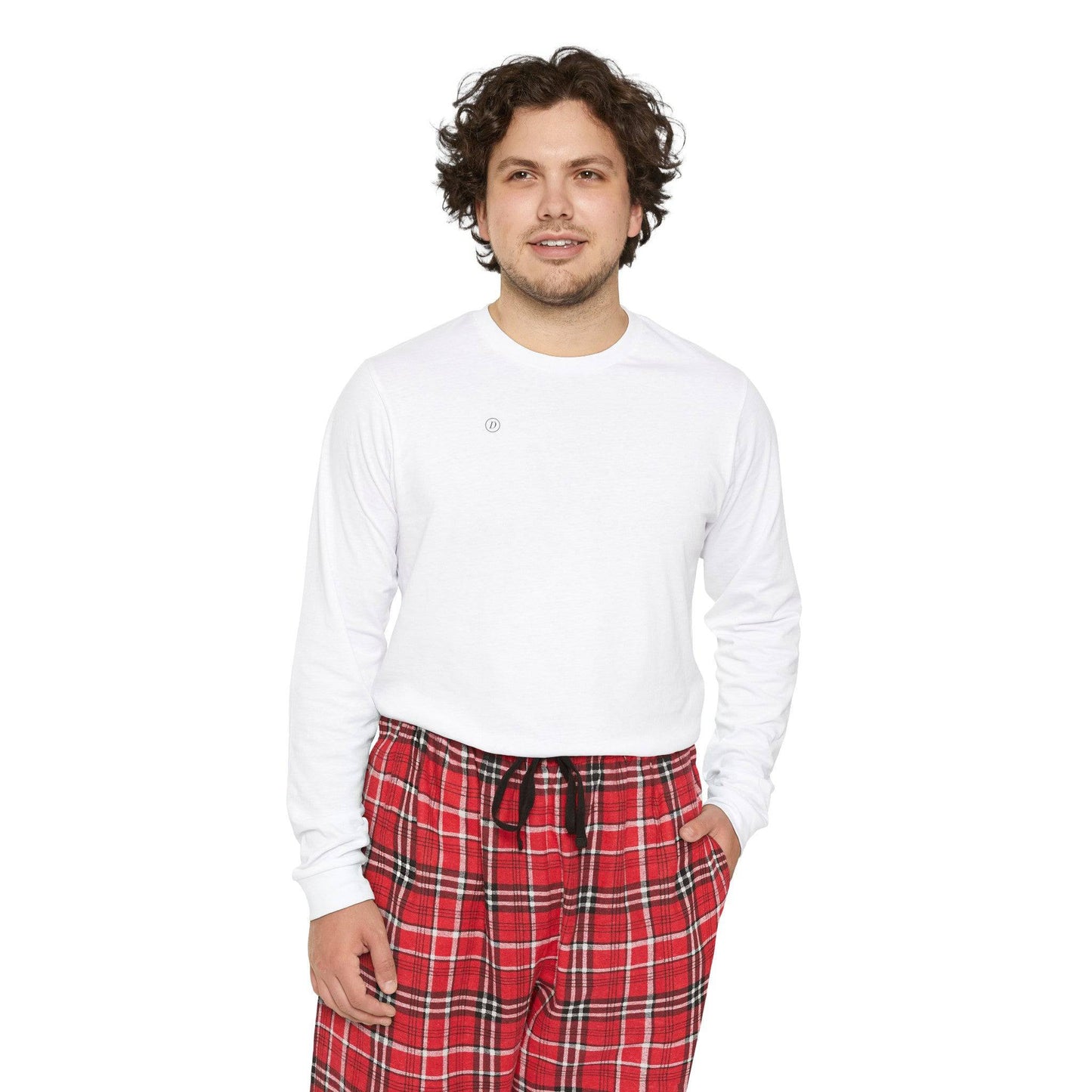 Men's Long Sleeve Pajama Set,Clothing Set