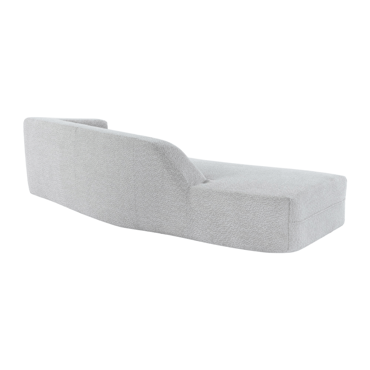 109.4" Curved Chaise Lounge Modern Indoor Sofa Couch for Living Room, Grey 