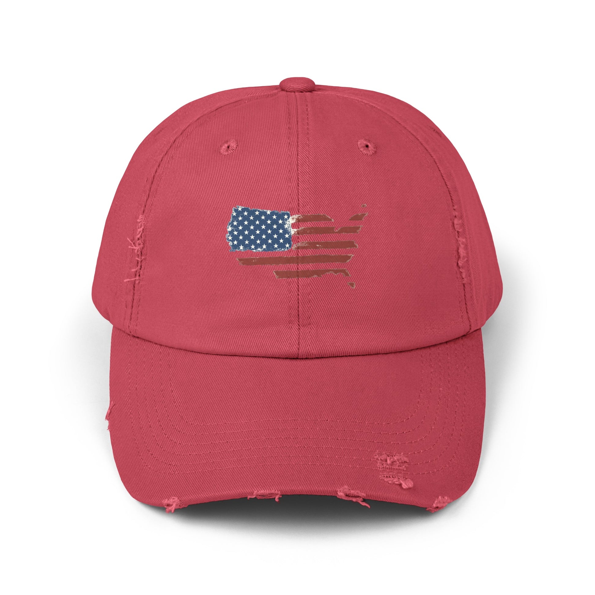 America Distressed Cap
