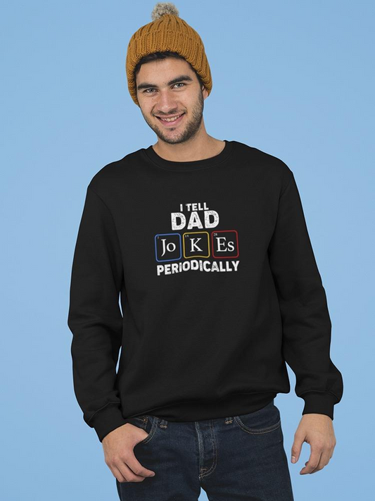 Dad Jokes Design Sweatshirt Men's -GoatDeals Designs