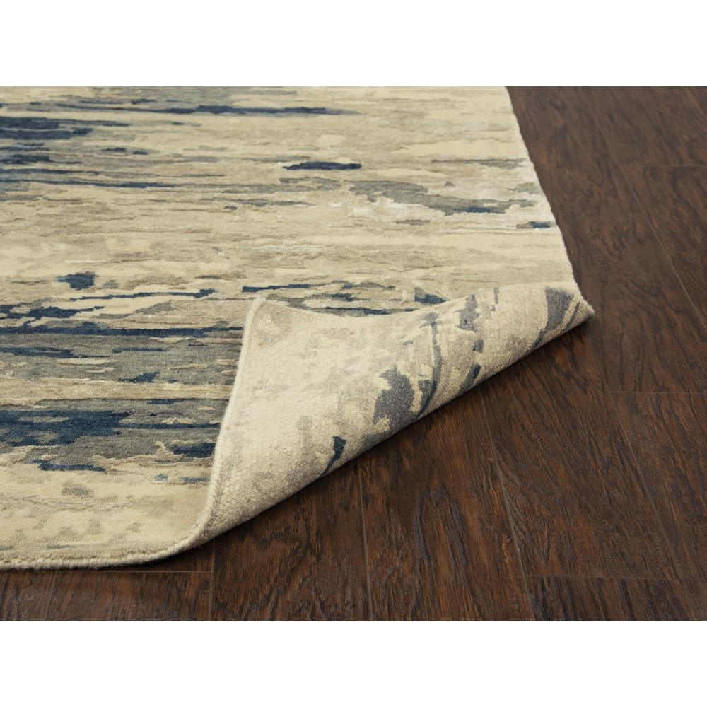 Hand Knotted Cut Pile Wool/ Viscose Rug, 10' x 14'
