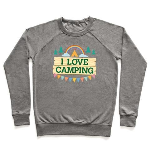 I LOVE CAMPING (POCKET CAMP PARODY) CREWNECK SWEATSHIRT