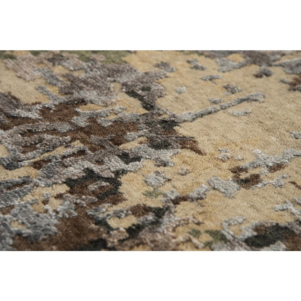 Hand Knotted Cut Pile Wool/ Viscose Rug, 8' x 10'