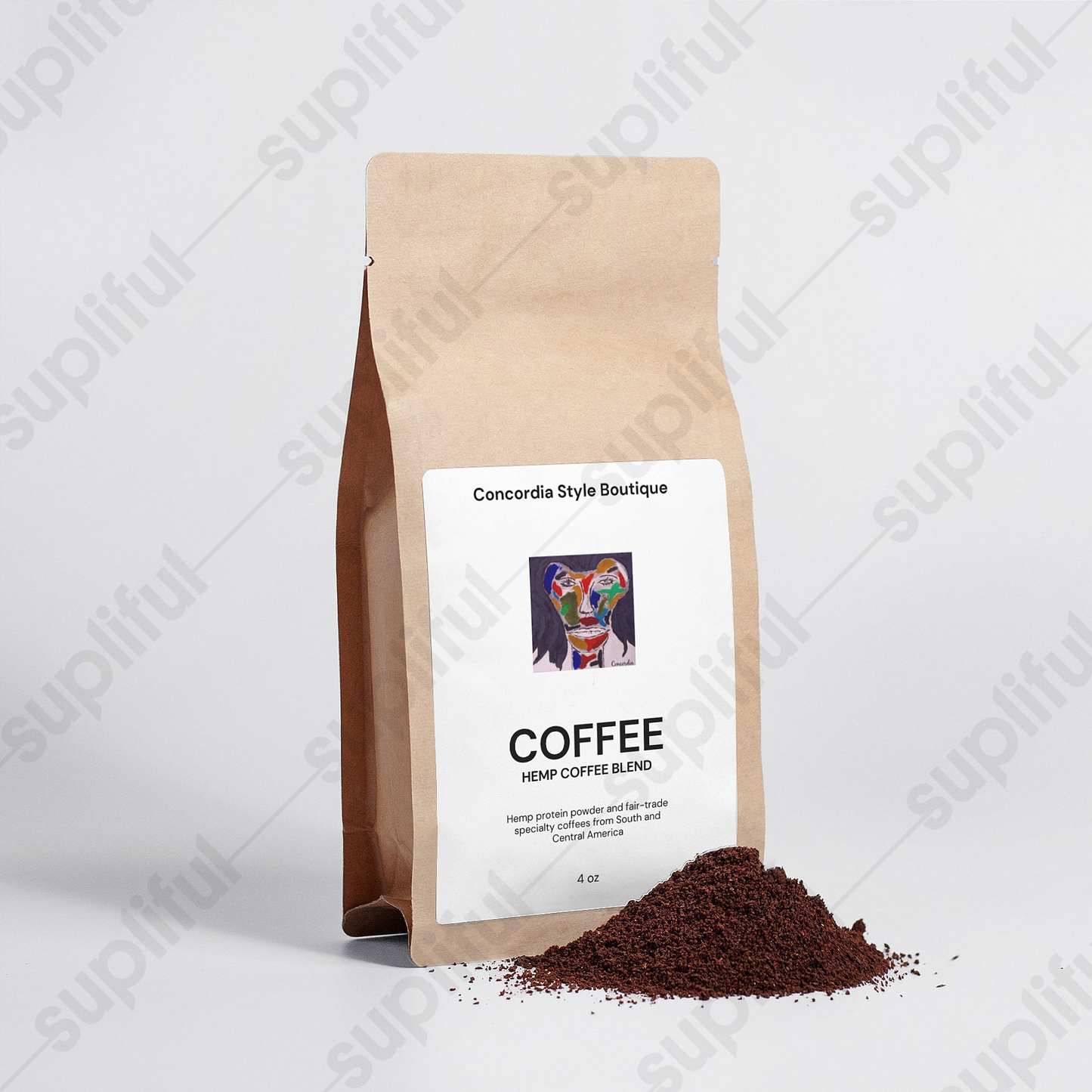 Organic Hemp Coffee Blend - Medium Roast 4 oz