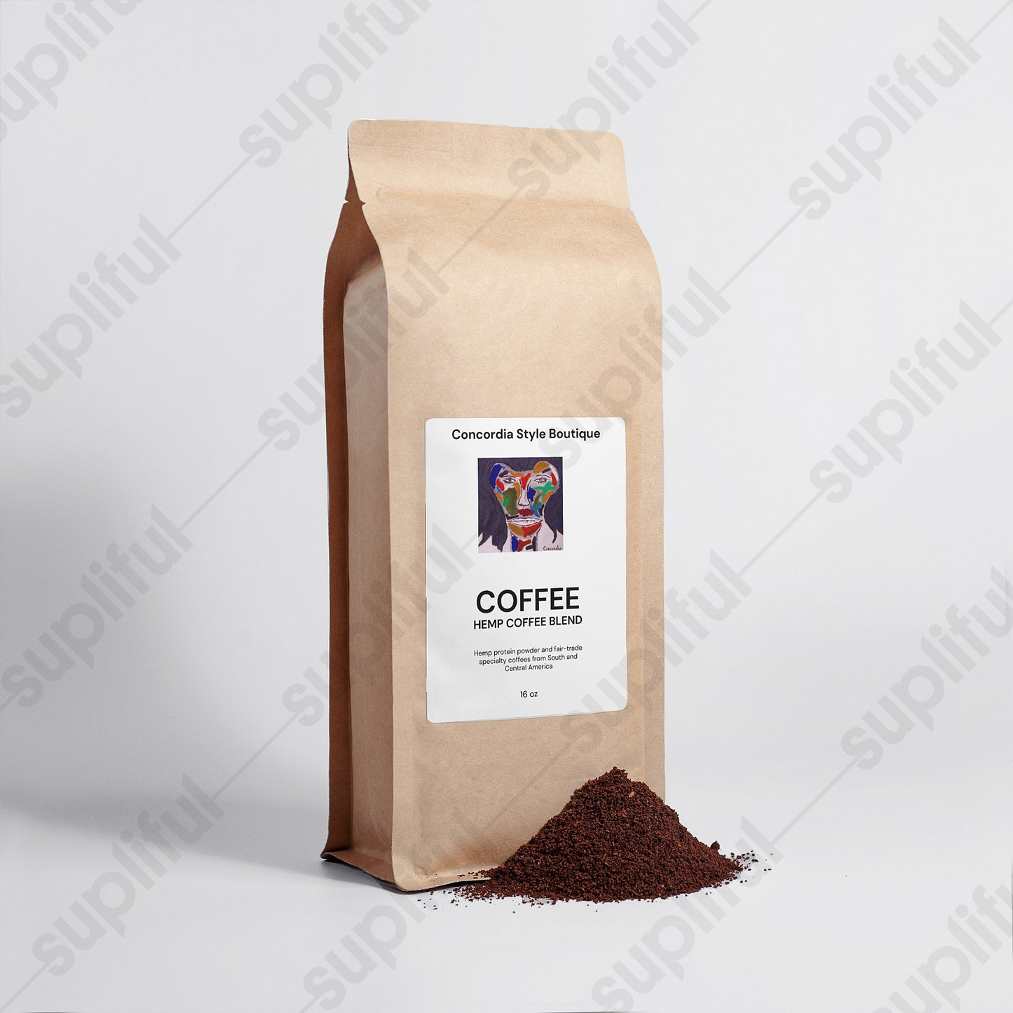 Organic Hemp Coffee Blend - Medium Roast 16 oz