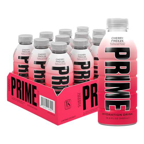 PRIME Hydration BLUE RASPBERRY | Sports Drinks | Electrolyte Enhanced for Ultimate Hydration | 250mg BCAAs | B Vitamins | Antioxidants | 2g Of Sugar | 16.9 Fluid Ounce | 12 Pack,