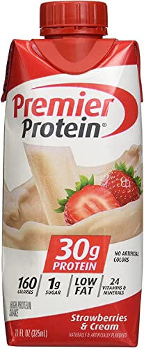 Premier Protein Shake, Chocolate, 30g Protein 1g Sugar 24 Vitamins Minerals Nutrients to Support Immune Health, 11.5 fl oz (Pack of 12),