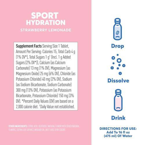 Nuun Sport Electrolyte Tablets for Proactive Hydration, Variety Pack, 6 Pack (60 Servings),