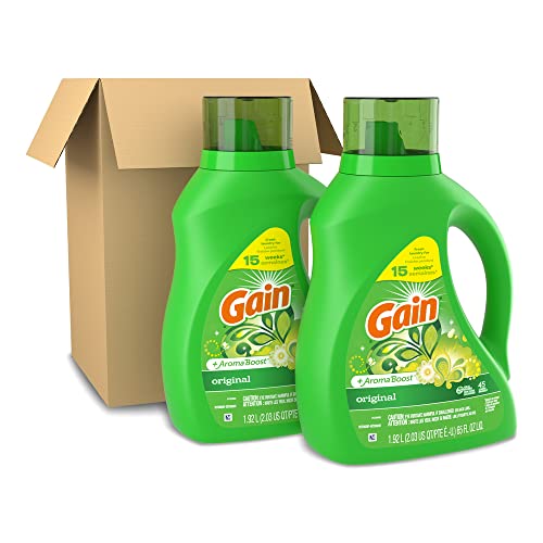 Gain + Aroma Boost Laundry Detergent Liquid, Original Scent