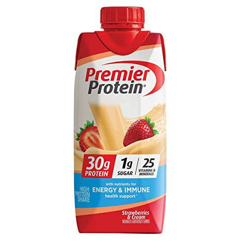 Premier Protein Shake, Chocolate, 30g Protein 1g Sugar 24 Vitamins Minerals Nutrients to Support Immune Health, 11.5 fl oz (Pack of 12),