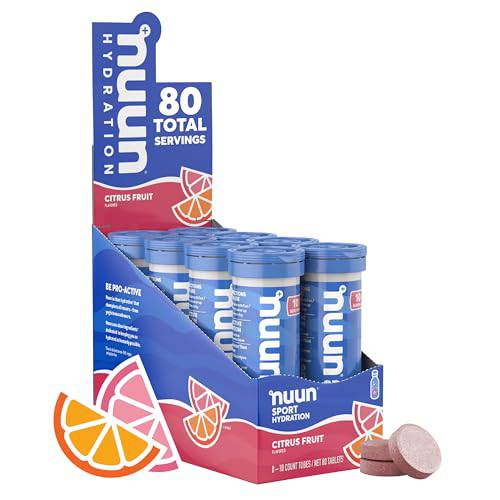 Nuun Sport Electrolyte Tablets for Proactive Hydration, Variety Pack, 6 Pack (60 Servings),