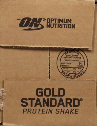 Optimum Nutrition Gold Standard Protein Shake, 24g Protein, Ready to Drink Protein Shake, Gluten Free, Vitamin C for Immune Support, Chocolate, 11 Fl Oz, 12 Count,