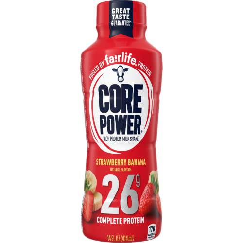 Core Power Fairlife 26g Protein Milk Shakes, Liquid Ready To Drink for Workout Recovery, Chocolate, 14 Fl Oz Bottle (Pack of 12),