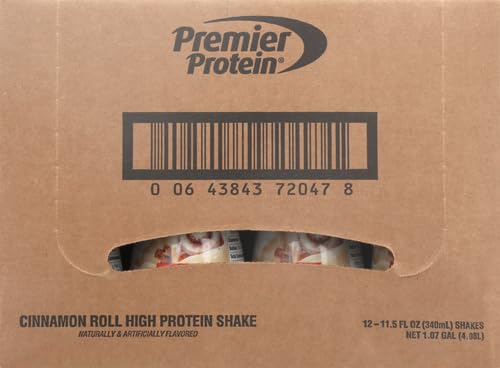 Premier Protein Shake, Chocolate, 30g Protein 1g Sugar 24 Vitamins Minerals Nutrients to Support Immune Health, 11.5 fl oz (Pack of 12),