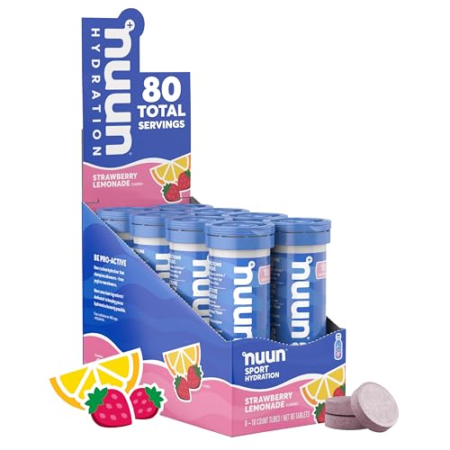 Nuun Sport Electrolyte Tablets for Proactive Hydration, Variety Pack, 6 Pack (60 Servings),