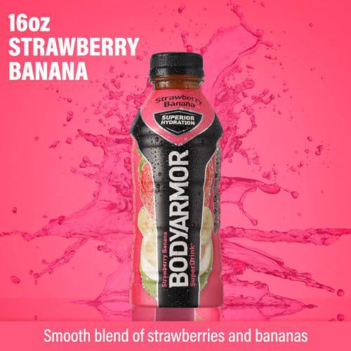 BODYARMOR Sports Drink Sports Beverage, Blackout Berry, Coconut Water Hydration, Natural Flavors With Vitamins, Potassium-Packed Electrolytes, Perfect For Athletes, 16 Fl Oz (Pack of 12),