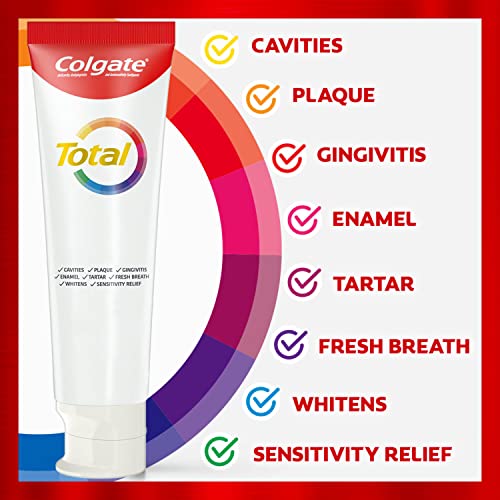 Colgate Total Whitening Toothpaste with Fluoride,