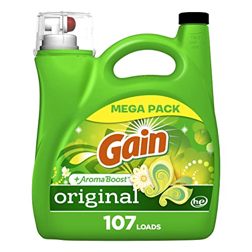 Gain + Aroma Boost Laundry Detergent Liquid, Original Scent