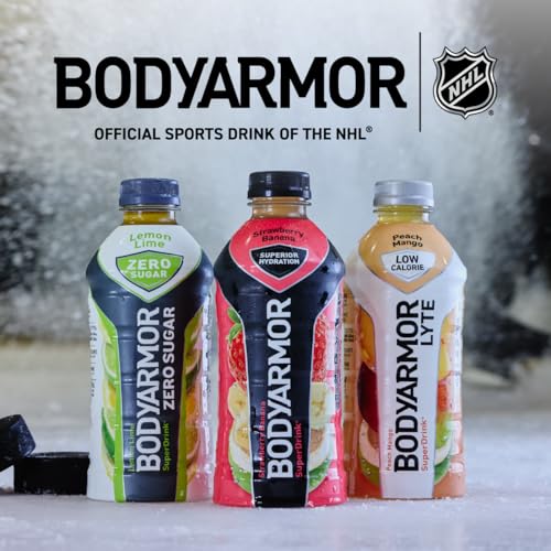 BODYARMOR Sports Drink Sports Beverage, Blackout Berry, Coconut Water Hydration, Natural Flavors With Vitamins, Potassium-Packed Electrolytes, Perfect For Athletes, 16 Fl Oz (Pack of 12),