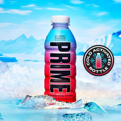 PRIME Hydration BLUE RASPBERRY | Sports Drinks | Electrolyte Enhanced for Ultimate Hydration | 250mg BCAAs | B Vitamins | Antioxidants | 2g Of Sugar | 16.9 Fluid Ounce | 12 Pack,