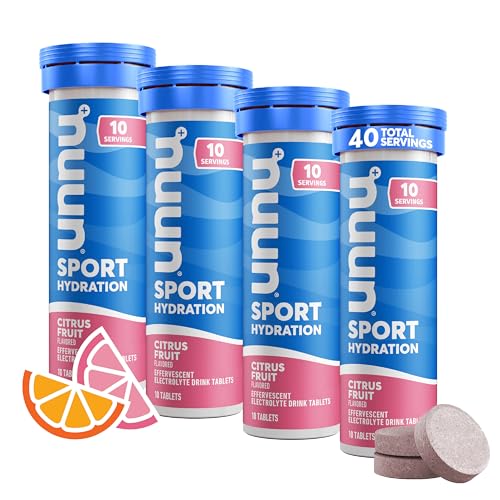 Nuun Sport Electrolyte Tablets for Proactive Hydration, Variety Pack, 6 Pack (60 Servings),