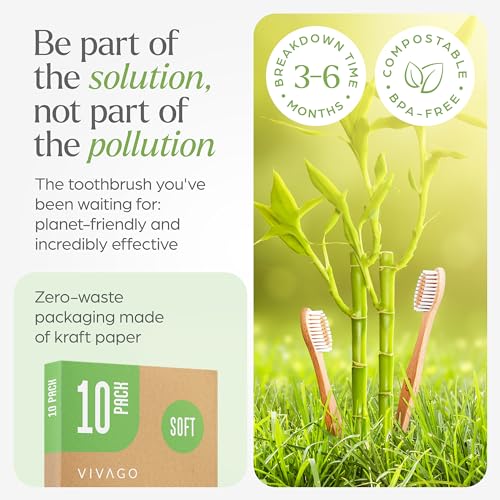 Biodegradable Bamboo Toothbrushes,