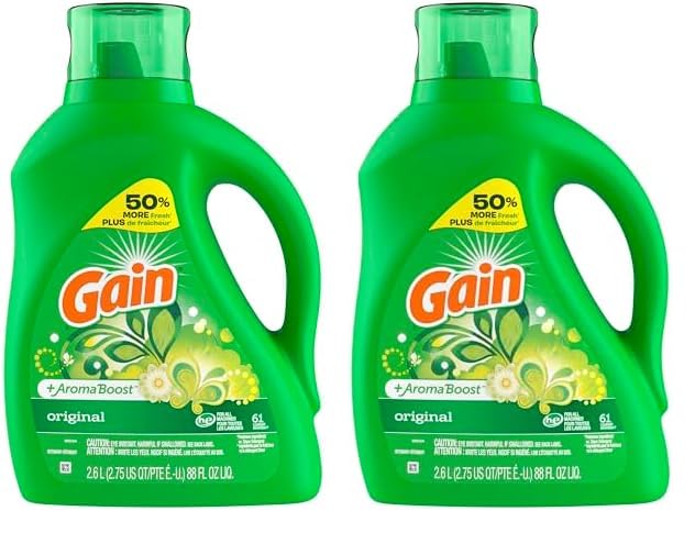 Gain + Aroma Boost Laundry Detergent Liquid, Original Scent