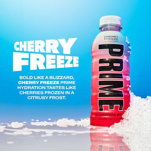 PRIME Hydration BLUE RASPBERRY | Sports Drinks | Electrolyte Enhanced for Ultimate Hydration | 250mg BCAAs | B Vitamins | Antioxidants | 2g Of Sugar | 16.9 Fluid Ounce | 12 Pack,