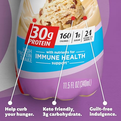 Premier Protein Shake, Chocolate, 30g Protein 1g Sugar 24 Vitamins Minerals Nutrients to Support Immune Health, 11.5 fl oz (Pack of 12),