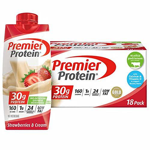 Premier Protein Shake, Chocolate, 30g Protein 1g Sugar 24 Vitamins Minerals Nutrients to Support Immune Health, 11.5 fl oz (Pack of 12),