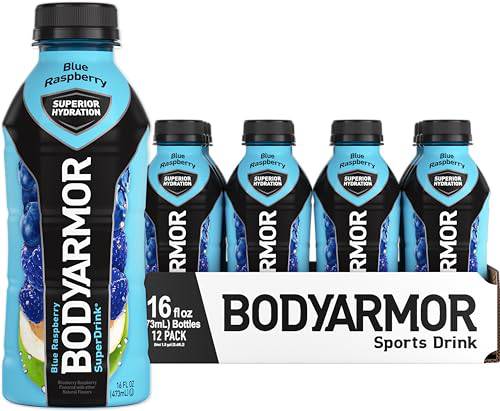 BODYARMOR Sports Drink Sports Beverage, Blackout Berry, Coconut Water Hydration, Natural Flavors With Vitamins, Potassium-Packed Electrolytes, Perfect For Athletes, 16 Fl Oz (Pack of 12),