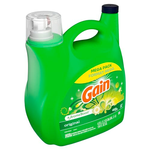 Gain + Aroma Boost Laundry Detergent Liquid, Original Scent