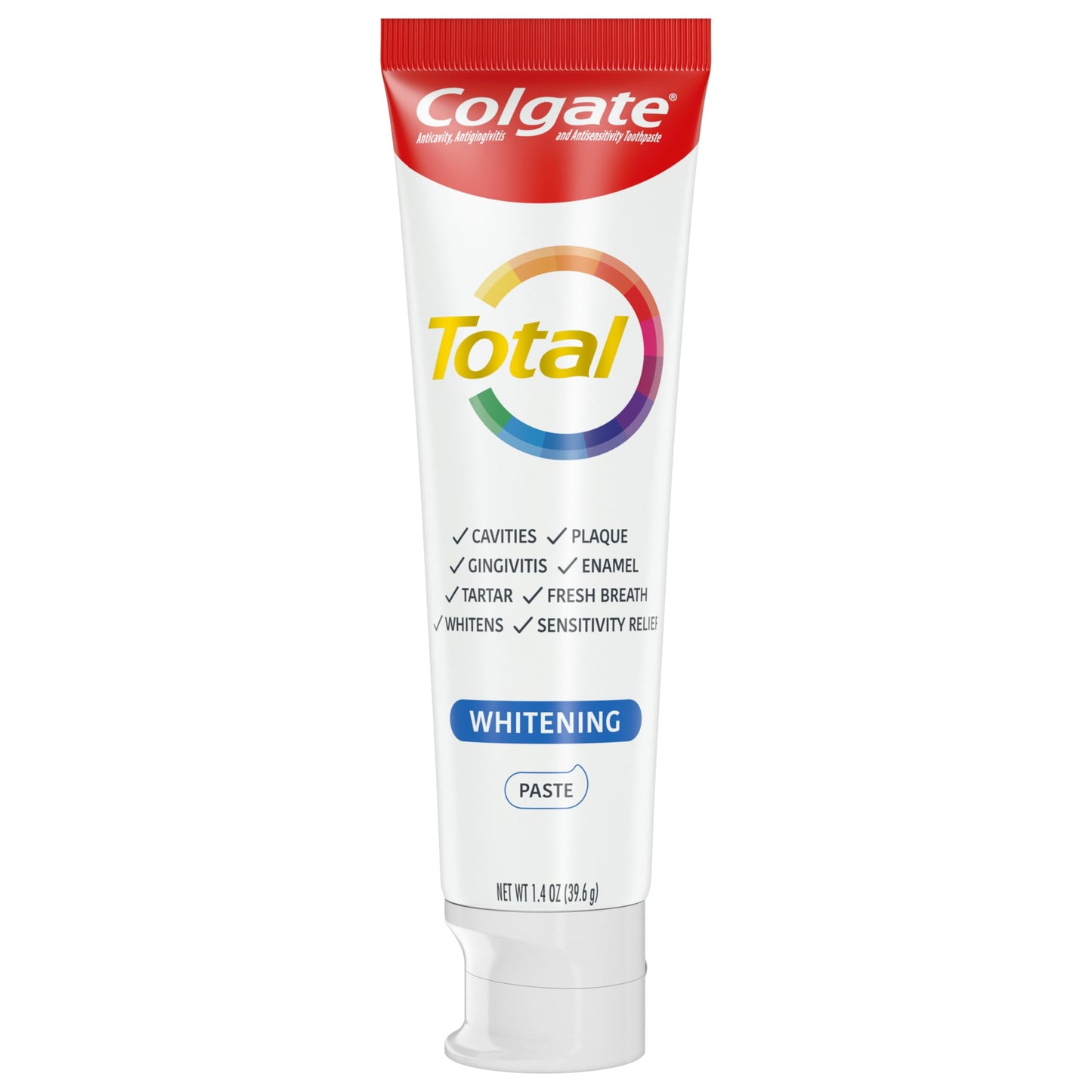 Colgate Total Whitening Toothpaste with Fluoride,