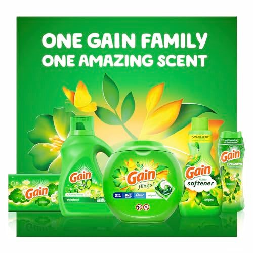 Gain + Aroma Boost Laundry Detergent Liquid, Original Scent