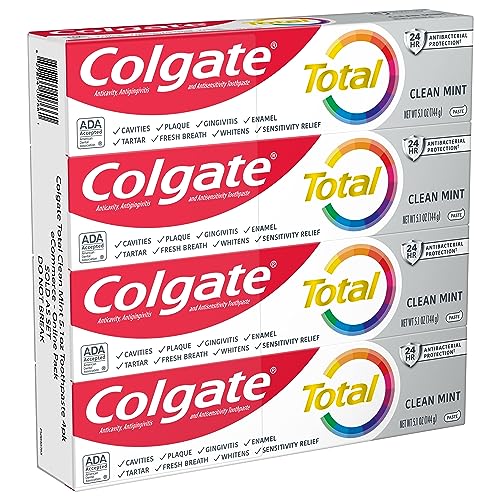 Colgate Total Whitening Toothpaste with Fluoride,