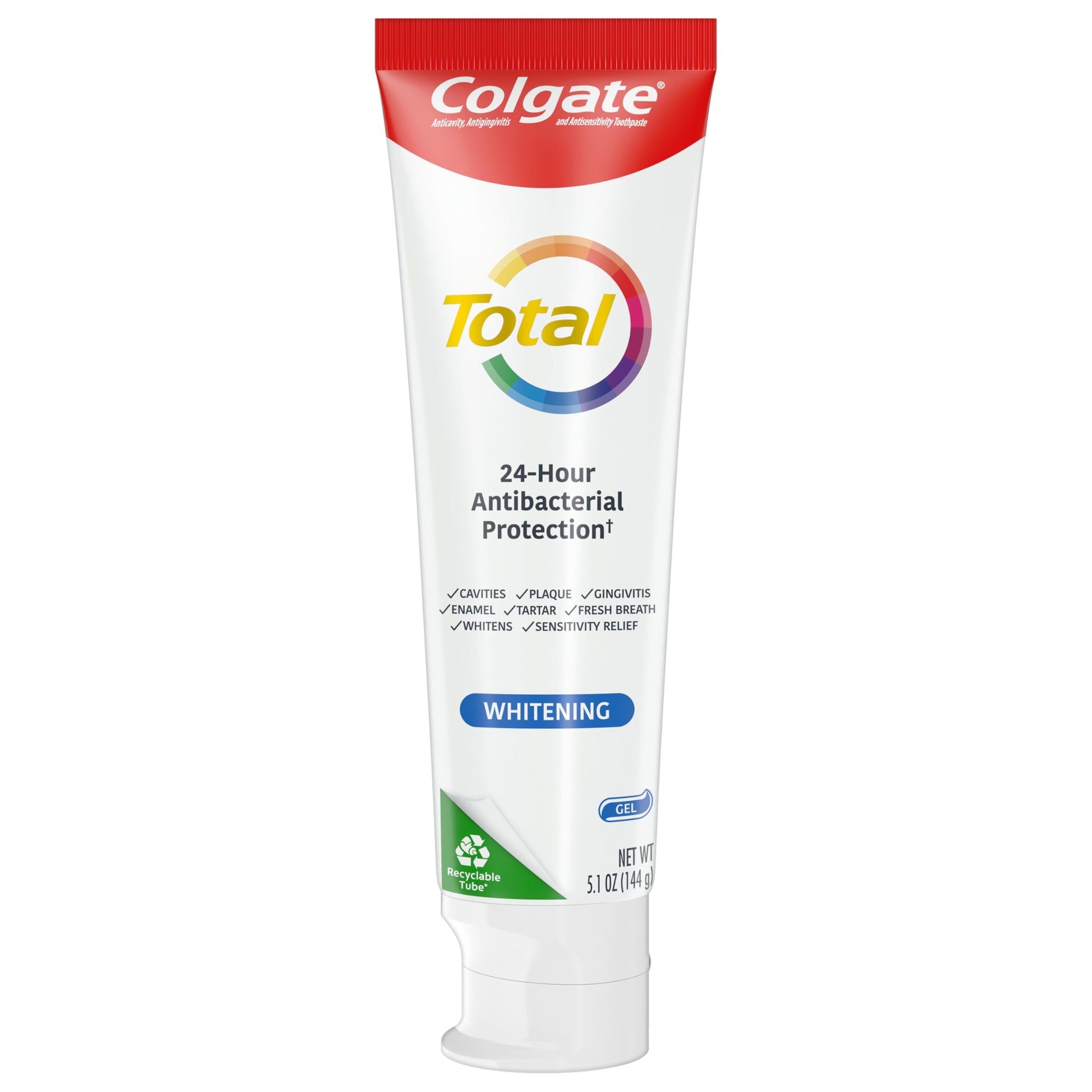 Colgate Total Whitening Toothpaste with Fluoride,