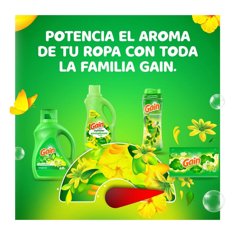 Gain + Aroma Boost Laundry Detergent Liquid, Original Scent