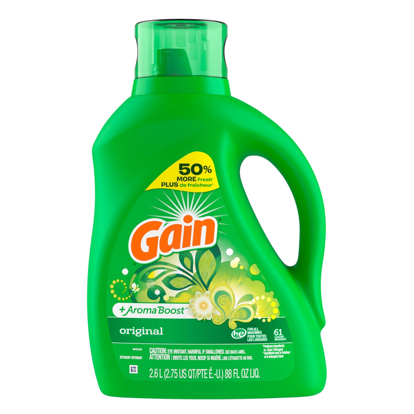 Gain + Aroma Boost Laundry Detergent Liquid, Original Scent