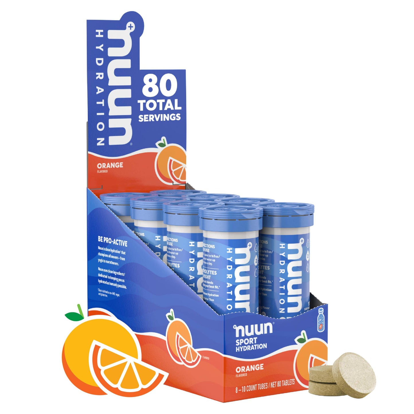 Nuun Sport Electrolyte Tablets for Proactive Hydration, Variety Pack, 6 Pack (60 Servings),