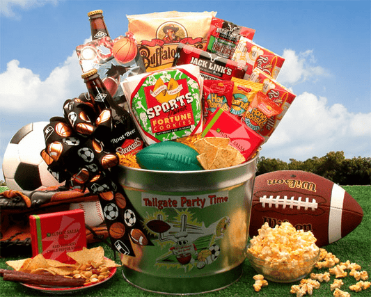 Tailgate Party Time Gift Pail - gift for a man,