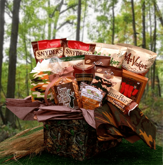 Camo Man Care Package - gift for a man,