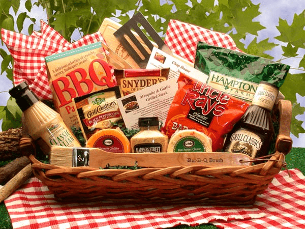 Master of The Grill Gift Basket - barbecue gift set,