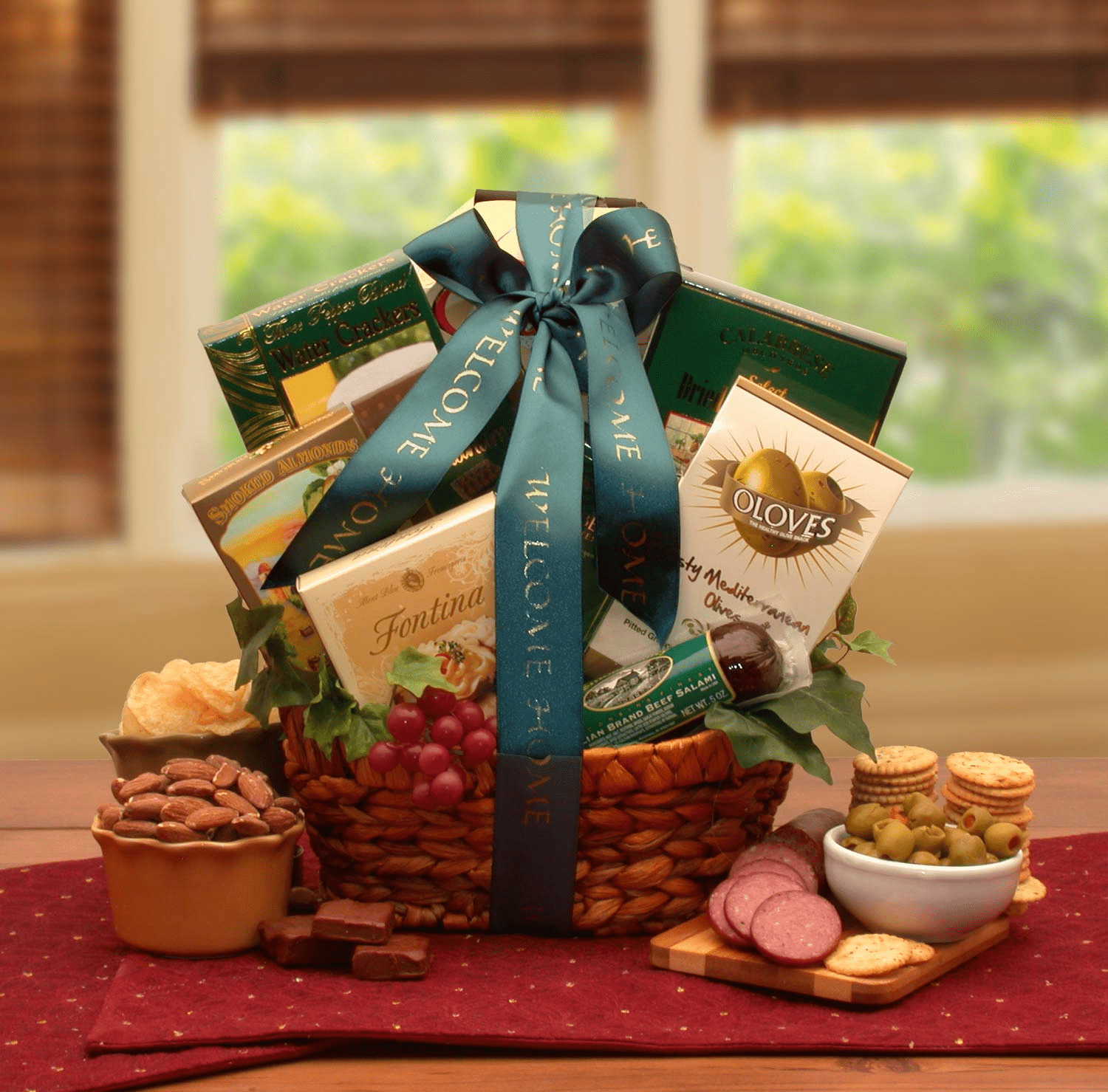 Classic Favorites Gift Basket - gourmet gift basket,