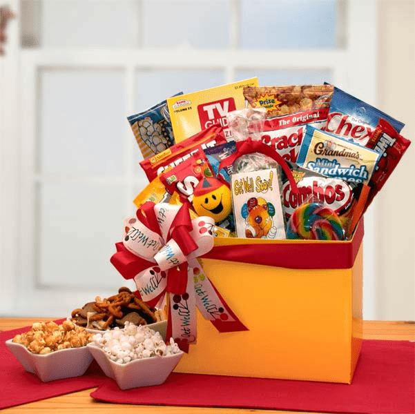 Get Well Wishes Gift Box - get well soon basket - get well soon gifts for women-get well soon gifts for men,