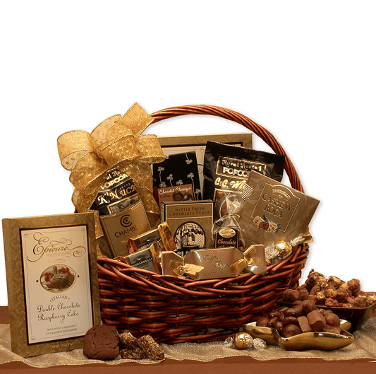 Chocolate Gourmet Gift Basket - chocolate gift basket,