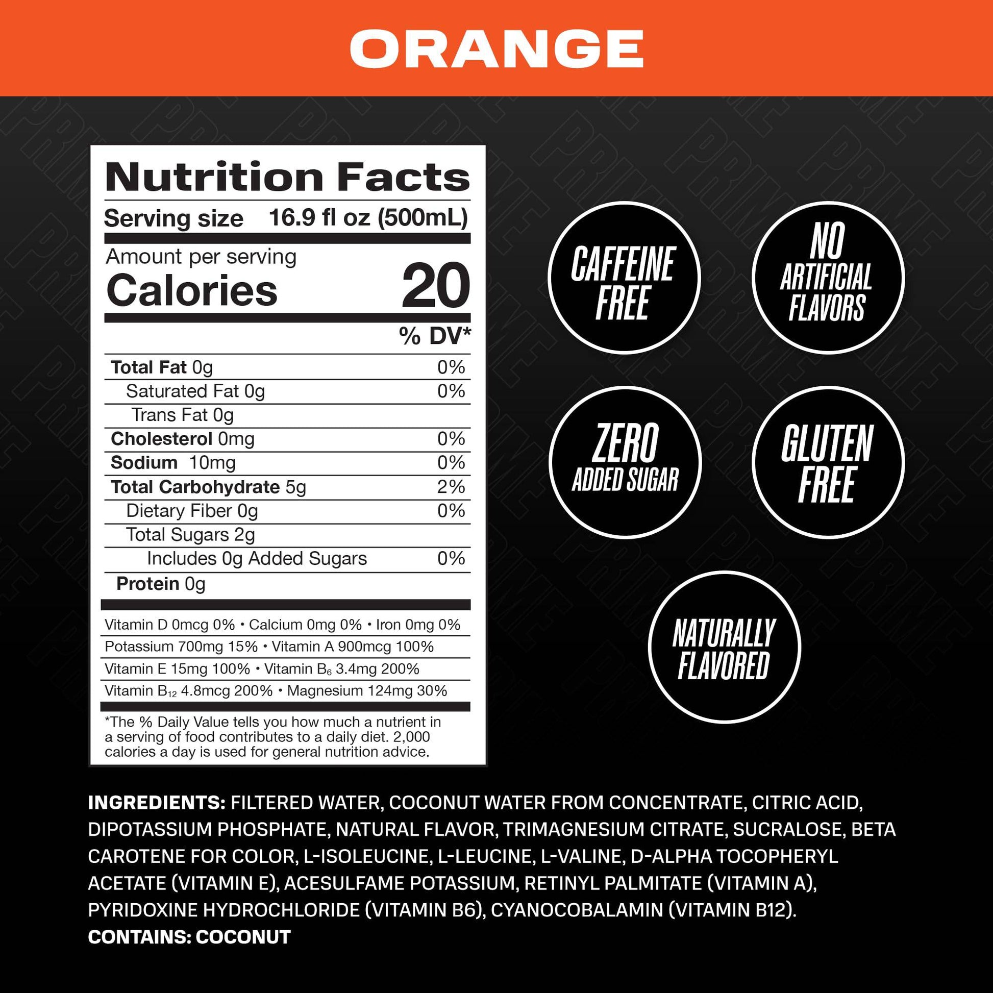 PRIME Hydration BLUE RASPBERRY | Sports Drinks | Electrolyte Enhanced for Ultimate Hydration | 250mg BCAAs | B Vitamins | Antioxidants | 2g Of Sugar | 16.9 Fluid Ounce | 12 Pack,