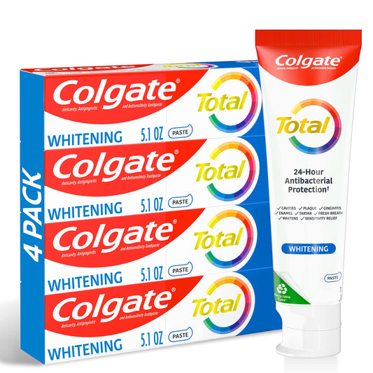 Colgate Total Whitening Toothpaste with Fluoride,